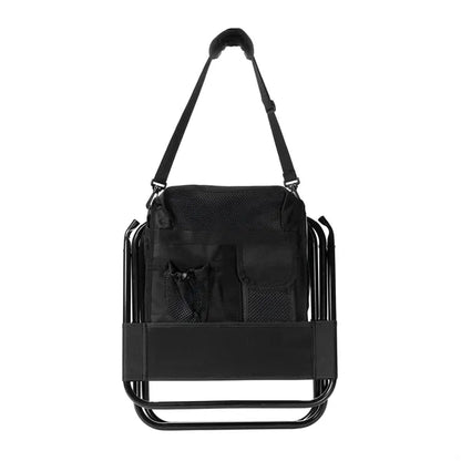 Folding Chair with 24 Can Cooler Bag & Pockets