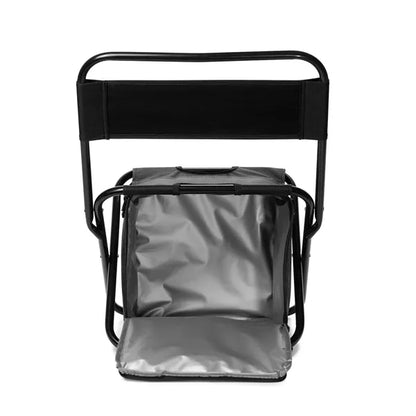 Folding Chair with 24 Can Cooler Bag & Pockets
