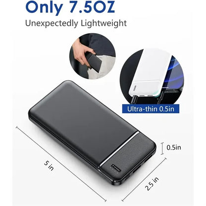 Portable Charger Power Bank 10000mAh