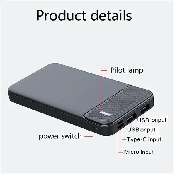 Portable Charger Power Bank 10000mAh