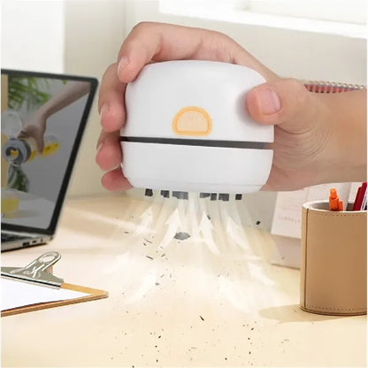 Portable Desktop Vacuum Cleaner Crumb Sweeper Cleaning Brush