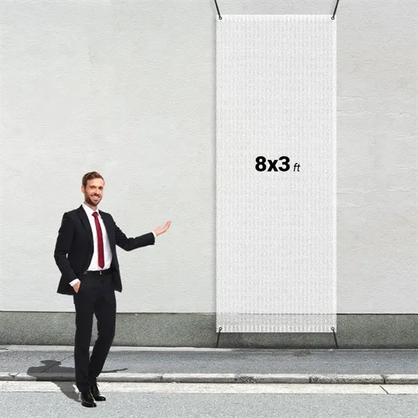 Custom 8' X 3' Mesh Banners