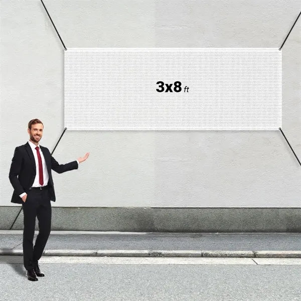 Custom 3' X 8' Mesh Banners