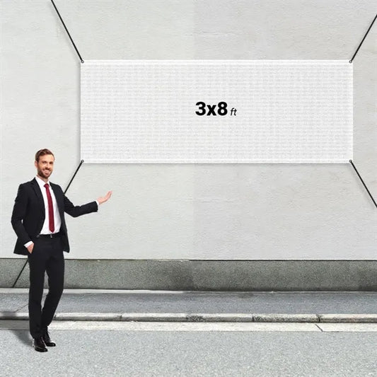 Custom 3' X 8' Mesh Banners