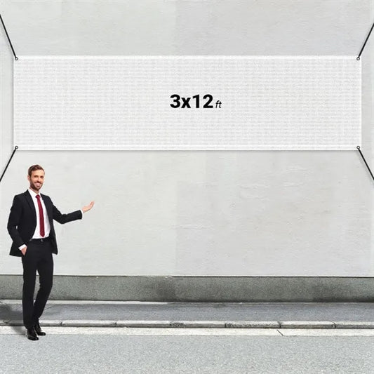 Custom 3' X 12' Mesh Banners