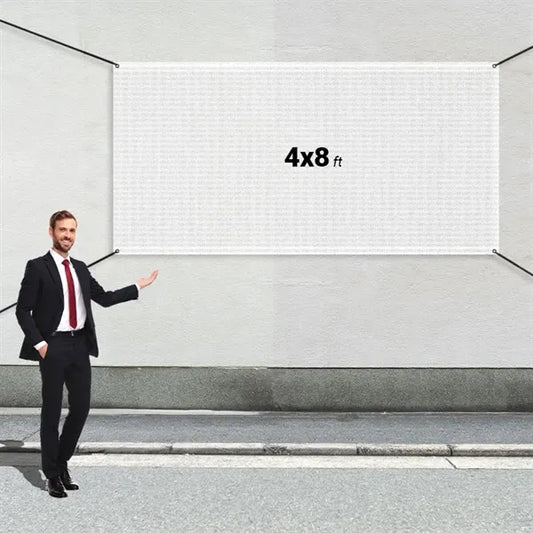 Custom 4' X 8' Mesh Banners