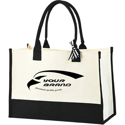 Elegant Canvas Tote Womens Shoulder Bags Single Strap