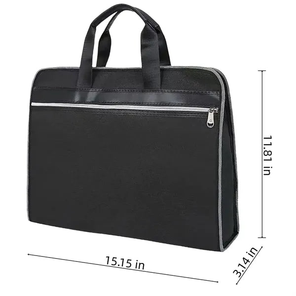 Large Capacity Document Bag Waterproof Mens Briefcase