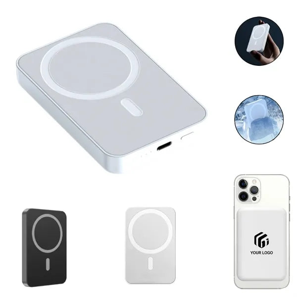 Long battery life portable magnetic power bank charger