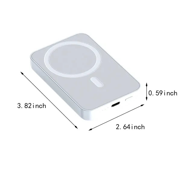 Long battery life portable magnetic power bank charger