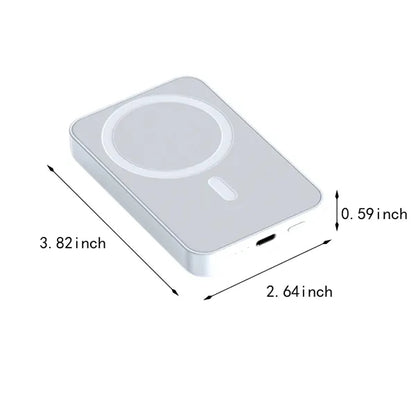 Long battery life portable magnetic power bank charger