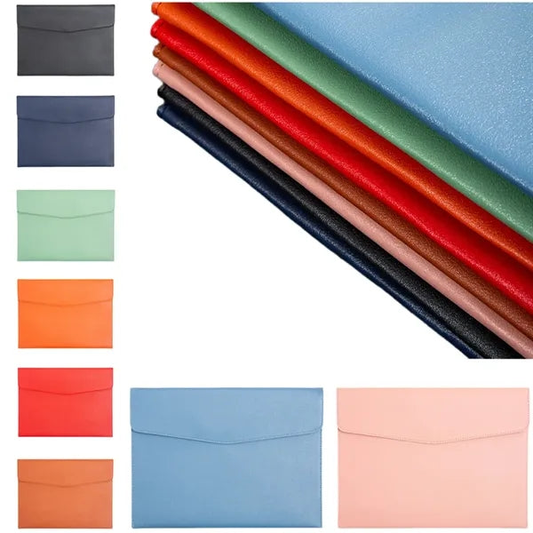 PU Leather Thickened Briefcase Waterproof Document Bag