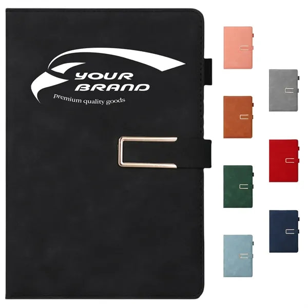 PU Leather Simple Magnetic Closure Notebook