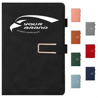 PU Leather Simple Magnetic Closure Notebook