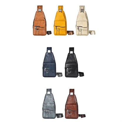 PU Fanny Pack Crossbody Sling Chest Bag Backpack