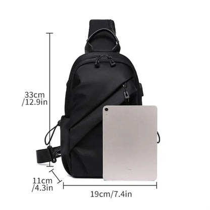 Fanny Pack Crossbody  Bags USB Charging This Sling