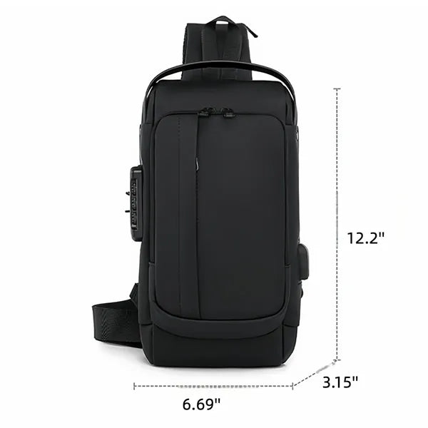 Anti Theft Fanny Pack Crossbody  Sling Bags With Lock