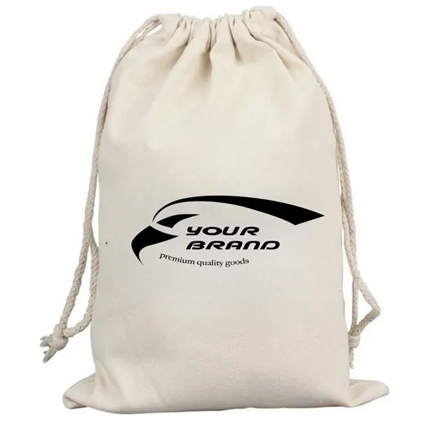 High Quality Eco-Friendly Cotton Drawstring Tote Bag