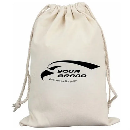 High Quality Eco-Friendly Cotton Drawstring Tote Bag