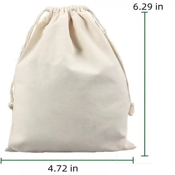 High Quality Eco-Friendly Cotton Drawstring Tote Bag