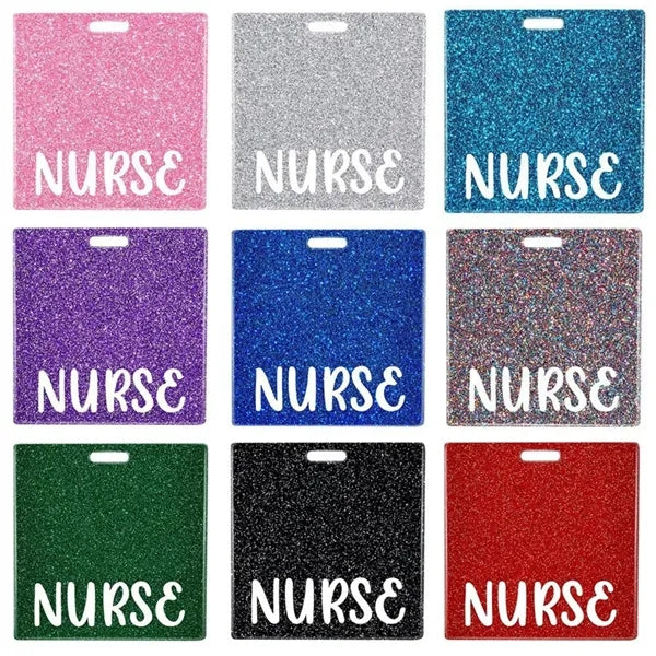 Glitter Light Convenient Durable Work ID Card Holder