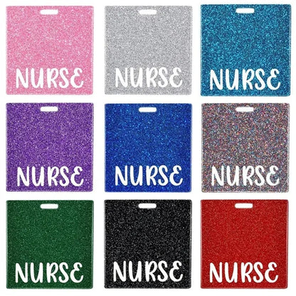 Glitter Light Convenient Durable Work ID Card Holder
