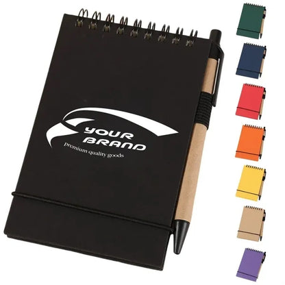 Mini Recycled Spiral Notebook Eco Friendly Portable Writing