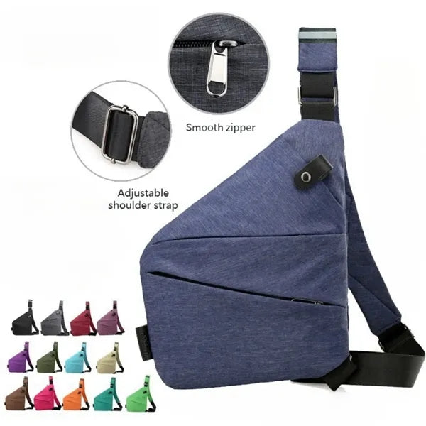 Slim Anti Theft Crossbody Bag Multiple Pockets for Travel