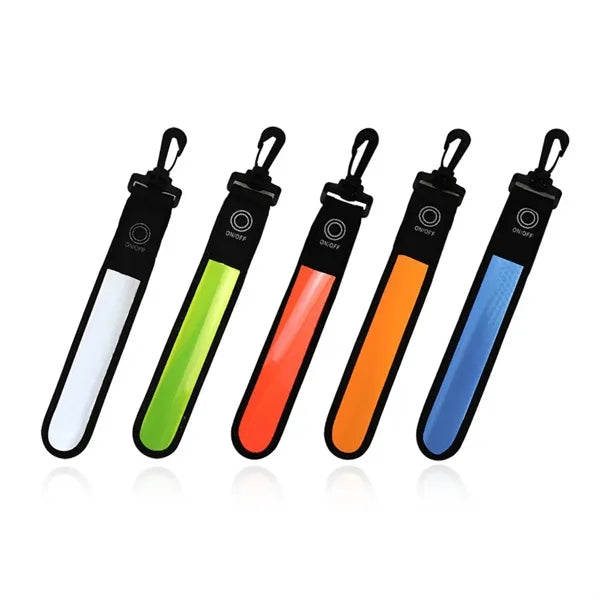 Backpack Reflective Strip Night Safety LED Reflector Light