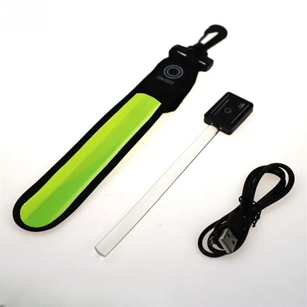 Backpack Reflective Strip Night Safety LED Reflector Light