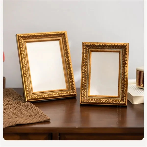 Rustic Wooden Picture Frame for Home or Office Display