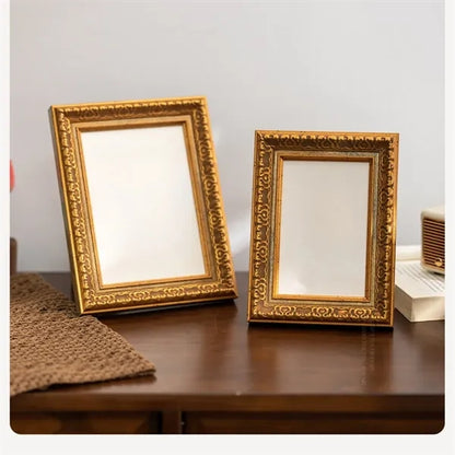 Rustic Wooden Picture Frame for Home or Office Display