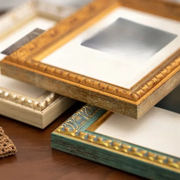 Rustic Wooden Picture Frame for Home or Office Display