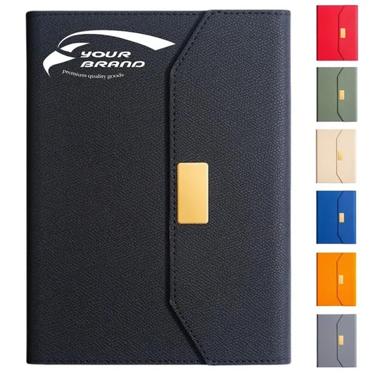 A5 Business Notebook PU Belt Buckle Notepad