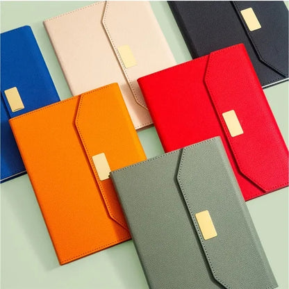 A5 Business Notebook PU Belt Buckle Notepad
