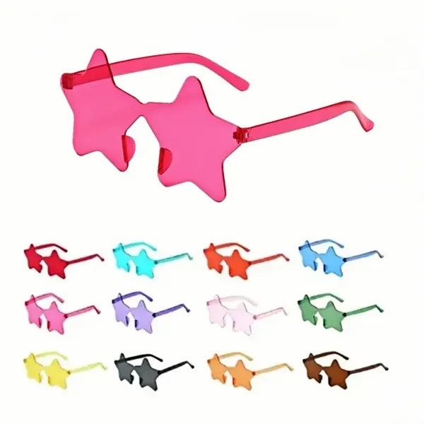 Star Shape Rimless Sunglasses