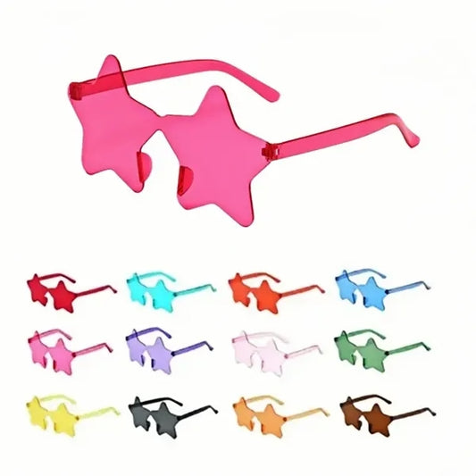 Star Shape Rimless Sunglasses