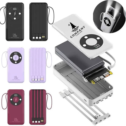 10000mah Power Bank With 4 Cable