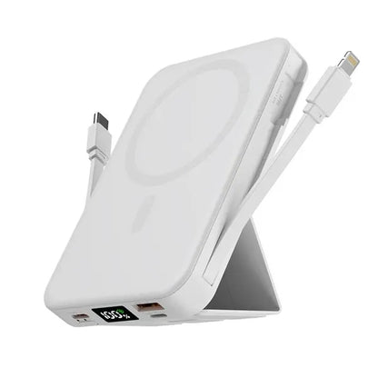 10,000mAh Portable Charger Power Bank with Built-in Cables