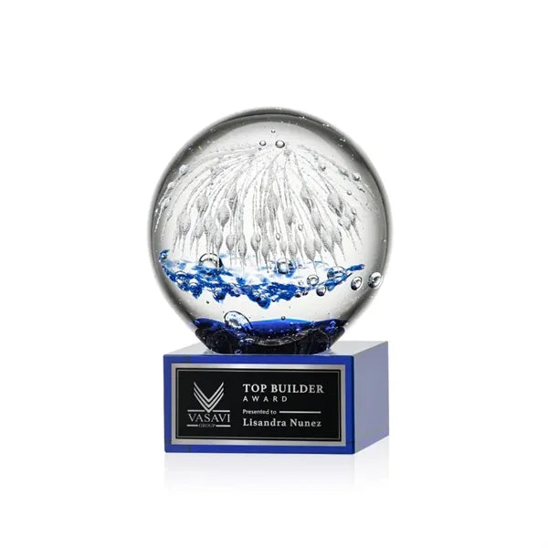 Starburst Award on Hancock Base - Blue