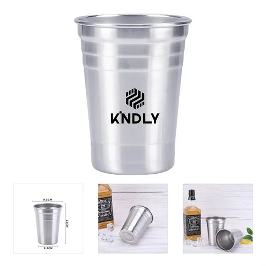 18 Oz. Single Wall Stainless Steel Beer Cups