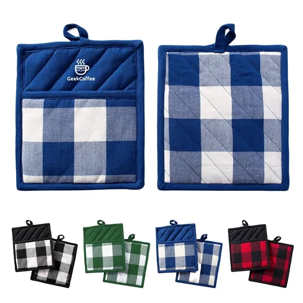 Oven Mitts Set Pot Holder With Pocket