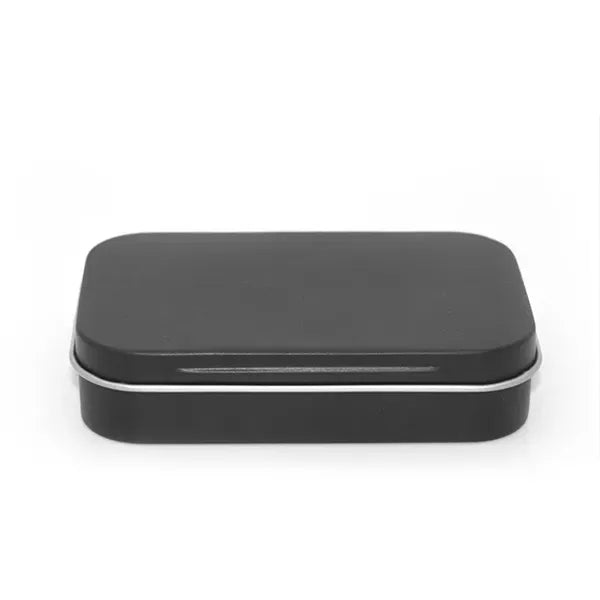 Mini Portable Metal Hinged Tin Storage Box