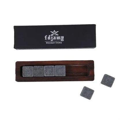 Granite Chilling Whiskey Cube Rocks Set