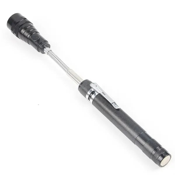 LED Telescopic Double Magnetic Flashlight