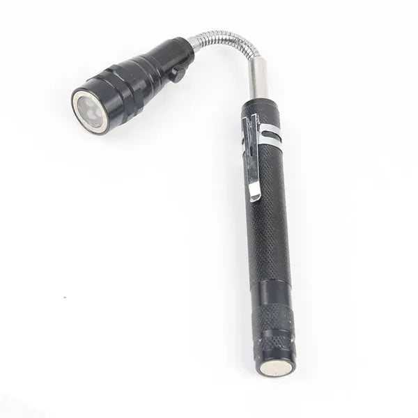 LED Telescopic Double Magnetic Flashlight