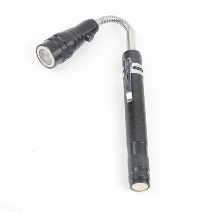 LED Telescopic Double Magnetic Flashlight