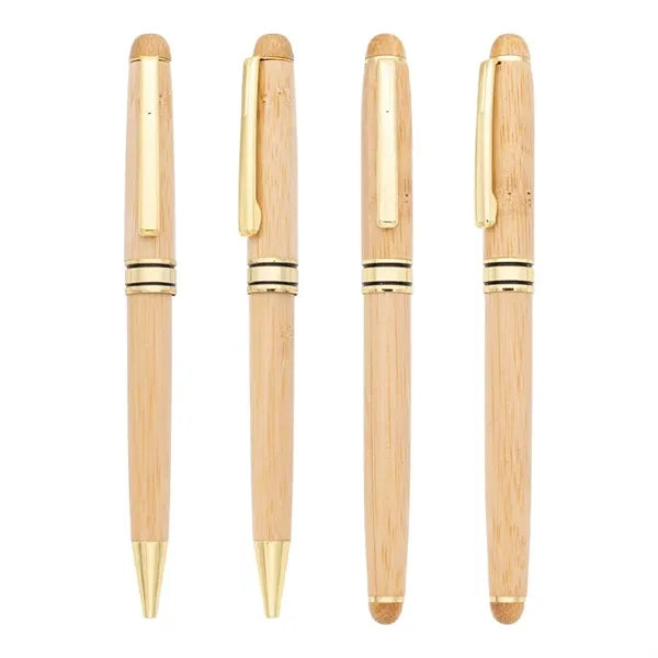 Creative Bamboo Gel Ink Pen Set