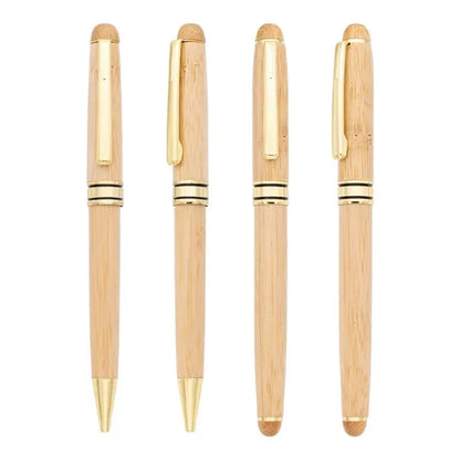 Creative Bamboo Gel Ink Pen Set