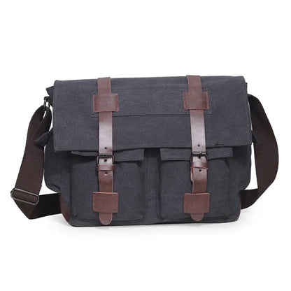 Canvas Messenger Laptop Bags Unisex